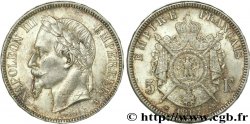 5 francs Napoléon III tête laurée 1867 Paris F.331/10