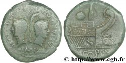 LUGDUNUM - LYON - JULES CÉSAR ET OCTAVE Dupondius “COPIA”, (GB, Æ 32)