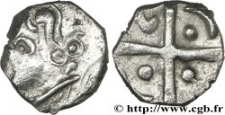 TOLOSATES (région de Vieille-Toulouse) Drachme “à la tête négroïde”, hybride avec oreille