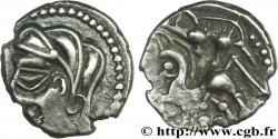 GALLIA - BITURIGES CUBI (Regione di Bourges) Denier au sanglier et à la croisette