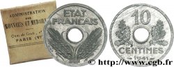 Essai de 10 centimes, État français, grand module 1941 Paris F.141/1 SUP
