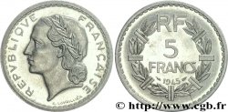 Essai de 5 francs Lavrillier, en aluminium, poids standard 1945 Paris F.339/1
