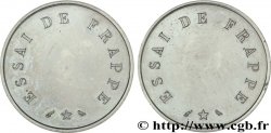 Essai de frappe 1 franc petit module, listel haut, poids lourd n.d. Paris  FDC