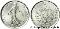 5 francs Semeuse, nickel, frappe courante 1972 Paris F.341/4