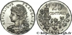 Concours de 1973, essai de 2 francs au type de la 25 centimes Patey, nickel, listel bas, lourd 1907 Paris G.-
