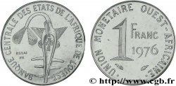 ÉTATS DE L AFRIQUE DE L OUEST (BCEAO) Essai 1 Franc masque 1976 Paris