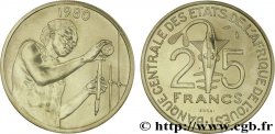 ÉTATS DE L AFRIQUE DE L OUEST (BCEAO) Essai 25 Francs masque / chimiste 1980 Paris