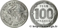 KAMERUN Essai 100 Francs Etat du Cameroun, commémoration de l’indépendance, antilopes 1966 Paris
