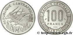 CENTRAFRIQUE Essai de 100 Francs antilopes type “Banque Centrale” 1971 Paris