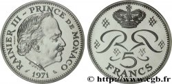 MONACO - PRINCIPAUTÉ DE MONACO - RAINIER III Essai de 5 francs 1971 Paris FDC