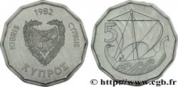 CHIPRE 5 Cents navire antique 1982 Paris