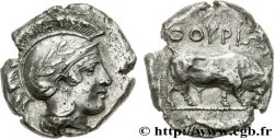 LUCANIA - THURIUM Nomos, statère ou didrachme AU