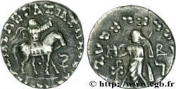 SCITIA - REINO INDO-SCITIA - AZES Drachme bilingue