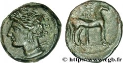 ZEUGITANIEN - KARTHAGO Unité de bronze, (PB, Æ 18)
