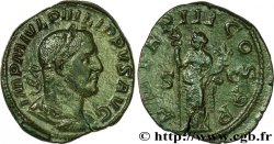 PHILIPPE Ier L ARABE Sesterce, (GB, Æ 30)
