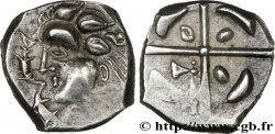 VOLQUES TECTOSAGES (région de Toulouse) Drachme de style hybride entre “cubiste et romanisé”, S. 60