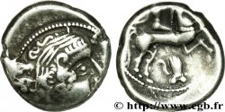 GALLIEN - PICTONES (Region die Poitiers) Drachme au cavalier et à la main
