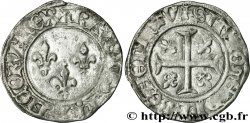 CHARLES VII LE VICTORIEUX Blanc aux trois lis n.d. La Rochelle