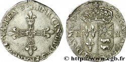 HENRY IV Quart d écu de Béarn 1597 Morlaàs