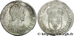 LOUIS XIV LE GRAND OU LE ROI SOLEIL Demi-écu à la mèche longue 1649 Rennes
