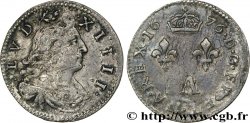 LOUIS XIV LE GRAND OU LE ROI SOLEIL Deux sols dits des traitants 1676 Paris
