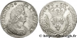 LOUIS XIV LE GRAND OU LE ROI SOLEIL Écu aux palmes 1694 Paris