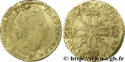 LOUIS XIV THE SUN KING Demi-louis aux huit L et aux insignes 1701 Dijon