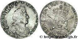 LOUIS XIV THE SUN KING Demi-écu aux insignes 1701 Lille