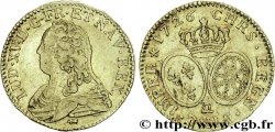 LOUIS XV DIT LE BIEN AIMÉ Louis d or aux écus ovales, buste habillé 1726 Besançon