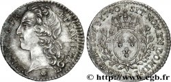 LOUIS XV  THE WELL-BELOVED  Dixième d écu aux branches d’olivier, tête ceinte d’un bandeau 1740 Lyon AU/AU