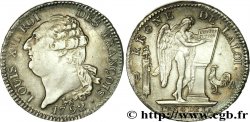 LOUIS XVI Écu dit au génie , type FRANÇOIS 1792 Paris