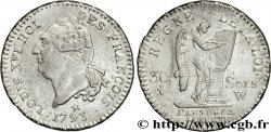 LA CONVENTION 30 sols dit au génie , type FRANÇOIS 1793 Lille