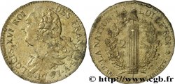 LOUIS XVI (MONARQUE CONSTITUTIONNEL) 2 sols dit au faisceau , type FRANÇOIS 1791 Paris