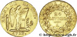 CONVENCION NACIONAL 24 livres au génie 1793 Paris