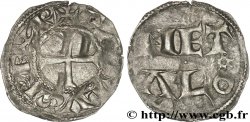 POITOU - COMTÉ DE POITOU - MONNAYAGE IMMOBILISÉ AU NOM DE CHARLES II LE CHAUVE Denier