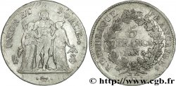 5 francs Union et Force, Union serré, avec glands intérieurs et gland extérieur 1800 Lyon F.288/131