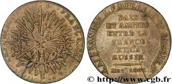 Essai de Tiolier au module de 2 francs pour la paix franco-russe 1801 Paris VG.909  S