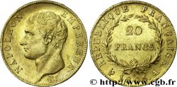 20 francs Napoléon tête nue, calendrier grégorien 1806 Paris F.513/1