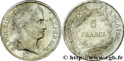 5 francs Napoléon Empereur, République française 1808 Rouen F.306/3