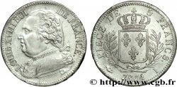 5 francs Louis XVIII, buste habillé 1814 Limoges F.308/6