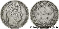 5 francs, IIIe type Domard 1848 Bordeaux F.325/19