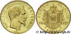 100 francs or Napoléon III, tête nue 1859 Strasbourg F.550/8