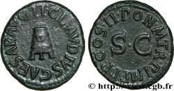 CLAUDIUS Quadrans, (PB, Æ 19)