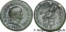 VESPASIANUS Dupondius, (MB, Æ 27) SS