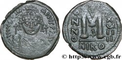 JUSTINIANO I Follis, petit module