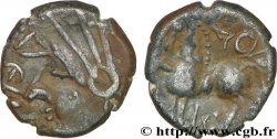 ÉDUENS (BIBRACTE, région du Mont-Beuvray) Denier à la tête casquée - BN. 5049
