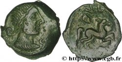 VÉLIOCASSES (Région du Vexin normand) Bronze SVTICOS, classe V à la petite tête de face