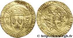 LOUIS XI LE PRUDENT Écu d or à la couronne ou écu neuf 31/12/1461 Perpignan