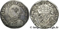 CHARLES IX Demi-teston, 2e type 1564 (MDLXIIII) La Rochelle