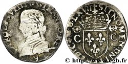 CHARLES IX Demi-teston, 2e type 1567 (MDLXVII) Rennes